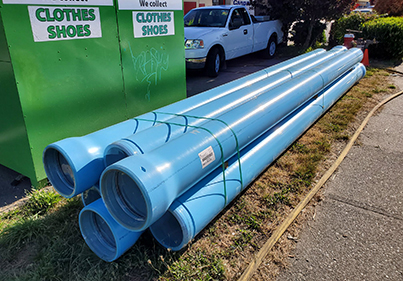 C900 PVC Pipe - Open trench installation - WP&F Success Story