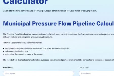 Municipal Pressure Flow Calculator